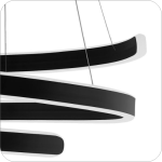 لوستر مدرن حلقه ای لبه پهن طرح فر قطر 60 سانتی اس ام دی کد0077 - خرید بهترین کیفیت و قیمت در فروشگاه فروشگاه روشنایی دلوری