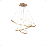 لوستر مدرن سقفی حلقه ای طرح کهکشانی سه طبقه کد0068 - خرید بهترین کیفیت و قیمت در فروشگاه فروشگاه روشنایی دلوری