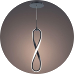 لوستر سقفی مدرن طرح بی نهایت کد 00506 - خرید بهترین کیفیت و قیمت در فروشگاه فروشگاه روشنایی دلوری