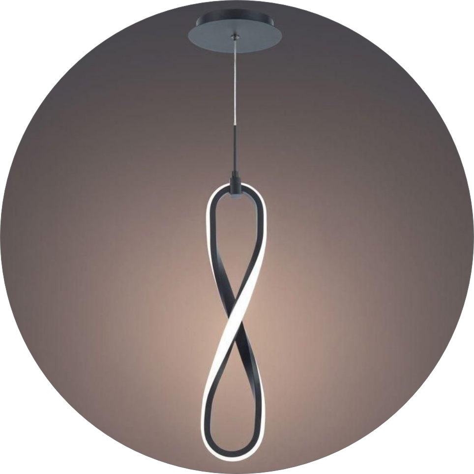 لوستر سقفی مدرن طرح بی نهایت کد 00506 - خرید بهترین کیفیت و قیمت در فروشگاه فروشگاه روشنایی دلوری