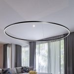 لوستر سقفی مدرن 1 حلقه ای طرح رینگ لایت کد00517 - خرید بهترین کیفیت و قیمت در فروشگاه فروشگاه روشنایی دلوری