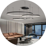 لوستر مدرن سقفی طرح حباب 4حلقه کد00258 - خرید بهترین کیفیت و قیمت در فروشگاه فروشگاه روشنایی دلوری