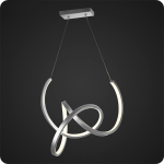 لوستر مدرن سقفی حلقه ای طرح گره ایی سایز 50 سانتی کد0034 - خرید بهترین کیفیت و قیمت در فروشگاه فروشگاه روشنایی دلوری