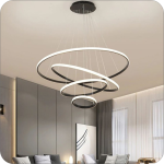 لوستر مدرن سقفی حلقه ای طرح کهکشانی چهار طبقه ایی کد0022 - خرید بهترین کیفیت و قیمت در فروشگاه فروشگاه روشنایی دلوری