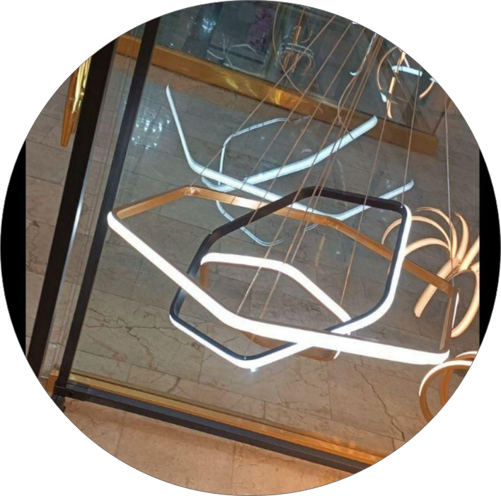 لوستر سقفی طرح شش ضلعی سه طبقه کد00192 - خرید بهترین کیفیت و قیمت در فروشگاه فروشگاه روشنایی دلوری