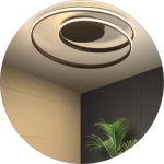 لوستر مدرن سقفی طرح هاله کد 0005 - خرید بهترین کیفیت و قیمت در فروشگاه فروشگاه روشنایی دلوری