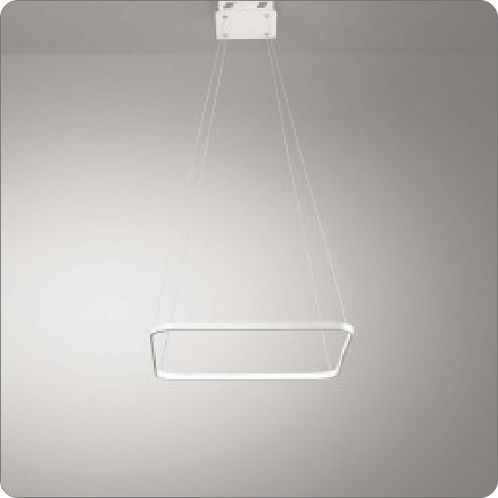 لوستر مدرن سقفی مربع ایی یک طبقه ایی کد0058 - خرید بهترین کیفیت و قیمت در فروشگاه فروشگاه روشنایی دلوری