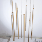 لوستر سقفی بلند طرح میله ای کد00183 - خرید بهترین کیفیت و قیمت در فروشگاه فروشگاه روشنایی دلوری