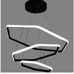 لوستر سقفی مدرن ۶ ضلعی سه طبقه 00594 - خرید بهترین کیفیت و قیمت در فروشگاه فروشگاه روشنایی دلوری