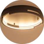 لوستر سقفی حلقه ای کفه دار کد00181 - خرید بهترین کیفیت و قیمت در فروشگاه فروشگاه روشنایی دلوری