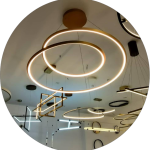 لوستر مدرن سقفی طرح حلزونی کد0041 - خرید بهترین کیفیت و قیمت در فروشگاه فروشگاه روشنایی دلوری