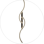 لوستر مدرن دیواری طرح کمان کد00228 - خرید بهترین کیفیت و قیمت در فروشگاه فروشگاه روشنایی دلوری