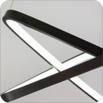 لوستر مدرن طرح ستاره ایی سایز 50 سانتی اس ام دی کد00116 - خرید بهترین کیفیت و قیمت در فروشگاه فروشگاه روشنایی دلوری