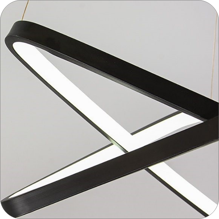 لوستر مدرن طرح ستاره ایی سایز 50 سانتی اس ام دی کد00116 - خرید بهترین کیفیت و قیمت در فروشگاه فروشگاه روشنایی دلوری