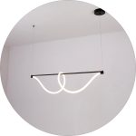 لوستر مدرن سقفی فلکسی 360 خطی بی نهایت سایز 100 سانتی کد0052 - خرید بهترین کیفیت و قیمت در فروشگاه فروشگاه روشنایی دلوری