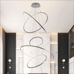 لوستر مدرن سقفی حلقه ای شش حلقه ای طرح کهکشانی کد0081 - خرید بهترین کیفیت و قیمت در فروشگاه فروشگاه روشنایی دلوری