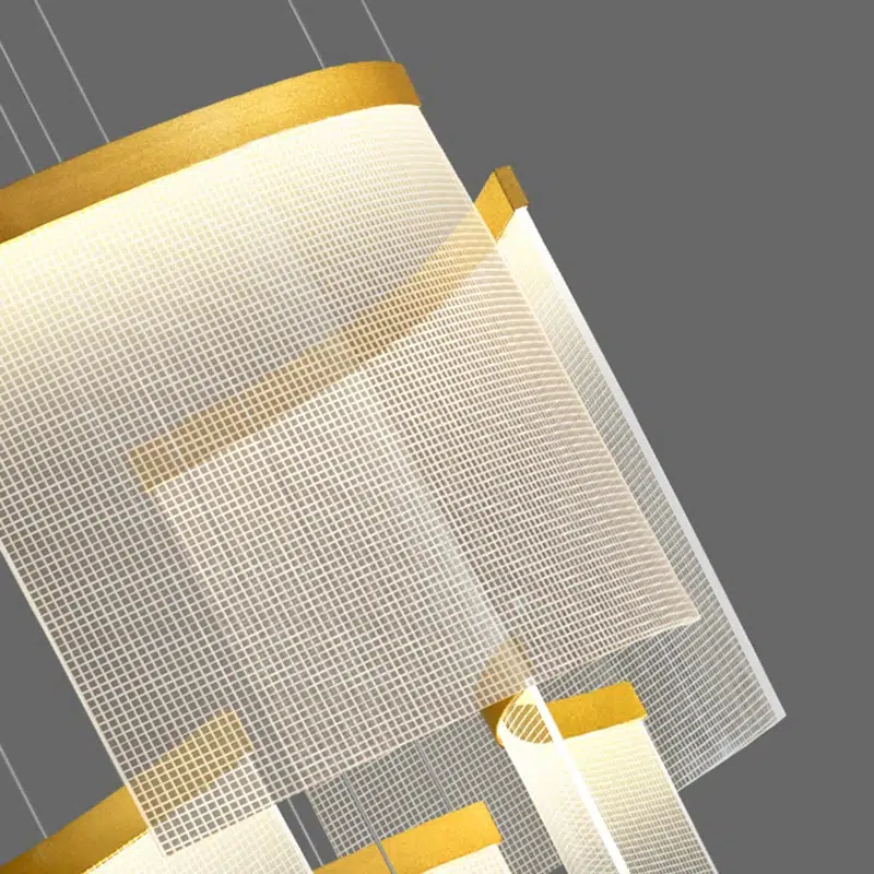 لوستر مدرن سقفی بلند پلکسی گرد کد00383 - خرید بهترین کیفیت و قیمت در فروشگاه فروشگاه روشنایی دلوری