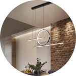 لوستر مدرن سقفی خطی تک حلقه کد00260 - خرید بهترین کیفیت و قیمت در فروشگاه فروشگاه روشنایی دلوری