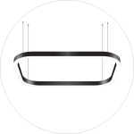 لوستر سقفی مربع سایز 100 سانت با پروفیل های 6*3 کد T0003 - خرید بهترین کیفیت و قیمت در فروشگاه فروشگاه روشنایی دلوری