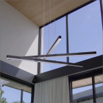 لوستر مدرن سقفی خطی سه خط سایز یک متری کد0037 - خرید بهترین کیفیت و قیمت در فروشگاه فروشگاه روشنایی دلوری