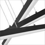 لوستر مدرن سقفی خطی سه خط سایز یک متری کد0037 - خرید بهترین کیفیت و قیمت در فروشگاه فروشگاه روشنایی دلوری