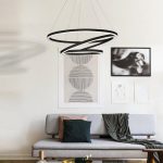 لوستر سقفی مدرن 3 حلقه ای طرح رینگ لایت کد00516 - خرید بهترین کیفیت و قیمت در فروشگاه فروشگاه روشنایی دلوری