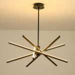 لوستر سقفی مدرن پره ایی خطی 6 خطی کد 00518 - خرید بهترین کیفیت و قیمت در فروشگاه فروشگاه روشنایی دلوری