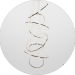 لوستر مدرن سقفی طرح کهکشانی 8طبقه کد00211 - خرید بهترین کیفیت و قیمت در فروشگاه فروشگاه روشنایی دلوری