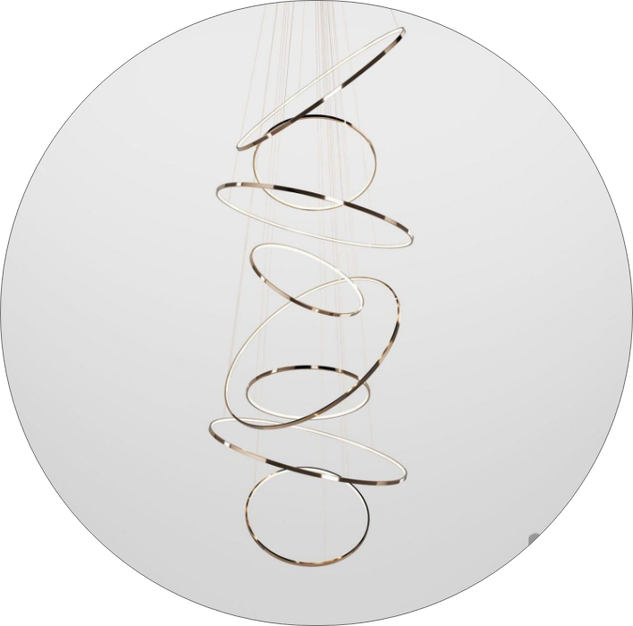 لوستر مدرن سقفی طرح کهکشانی 8طبقه کد00211 - خرید بهترین کیفیت و قیمت در فروشگاه فروشگاه روشنایی دلوری