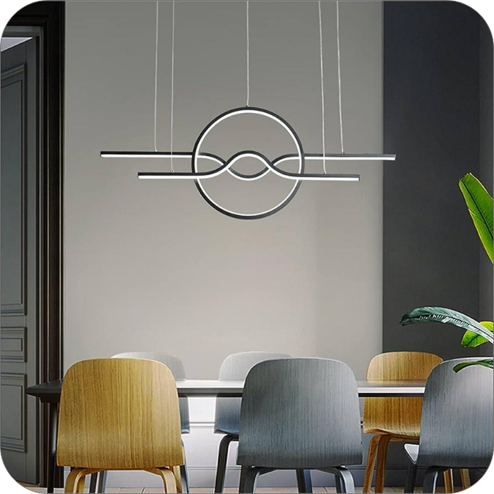 لوستر مدرن سقفی خطی کد 0008 - خرید بهترین کیفیت و قیمت در فروشگاه فروشگاه روشنایی دلوری