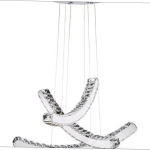 لوستر سقفی کریستالی طرح کمان کد00330 - خرید بهترین کیفیت و قیمت در فروشگاه فروشگاه روشنایی دلوری