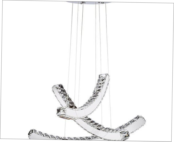 لوستر سقفی کریستالی طرح کمان کد00330 - خرید بهترین کیفیت و قیمت در فروشگاه فروشگاه روشنایی دلوری