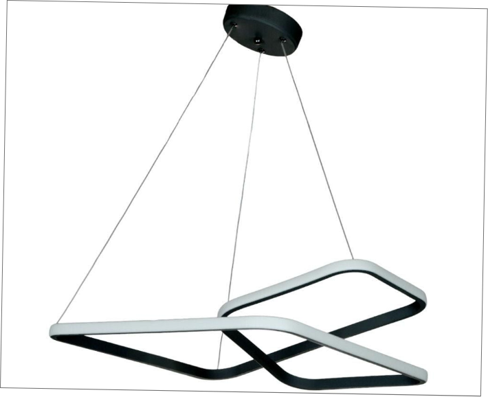 لوستر سقفی مدرن مربع تو دلی 50 سانتی کد00331 - خرید بهترین کیفیت و قیمت در فروشگاه فروشگاه روشنایی دلوری