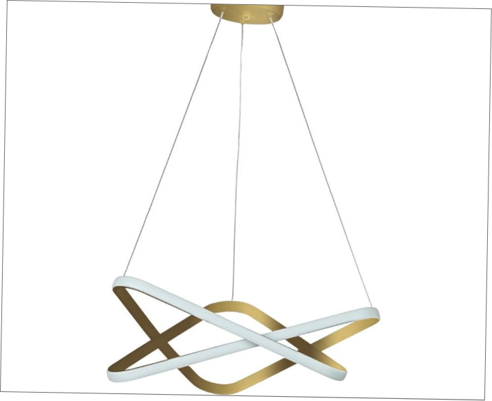 لوستر سقفی مدرن مثلث فضایی 50 سانتی کد00332 - خرید بهترین کیفیت و قیمت در فروشگاه فروشگاه روشنایی دلوری