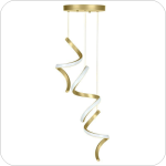 لوستر مدرن سقفی طرح فنری سه تیکه کد 0018 - خرید بهترین کیفیت و قیمت در فروشگاه فروشگاه روشنایی دلوری