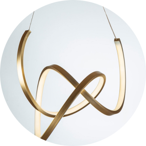 لوستر مدرن سقفی حلقه ای طرح گره ایی سایز 50 سانتی کد0034 - خرید بهترین کیفیت و قیمت در فروشگاه فروشگاه روشنایی دلوری