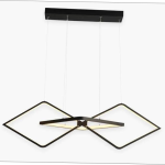 لوستر سقفی خطی طرح سه مربع کد00335 - خرید بهترین کیفیت و قیمت در فروشگاه فروشگاه روشنایی دلوری