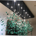 لوستر مدرن طرح سنگ ۱۵ تیکه کد00316 - خرید بهترین کیفیت و قیمت در فروشگاه فروشگاه روشنایی دلوری