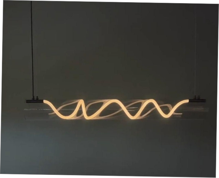 لوستر سقفی خطی لوله ای ۱.۸۰ سانتی کد00311 - خرید بهترین کیفیت و قیمت در فروشگاه فروشگاه روشنایی دلوری