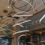 لوستر سقفی حلقه ای 14 طبقه کد00199 - خرید بهترین کیفیت و قیمت در فروشگاه فروشگاه روشنایی دلوری