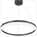 لوستر مدرن حلقه ای 1 طبقه پلکسی لبه بلند کد0079 - خرید بهترین کیفیت و قیمت در فروشگاه فروشگاه روشنایی دلوری