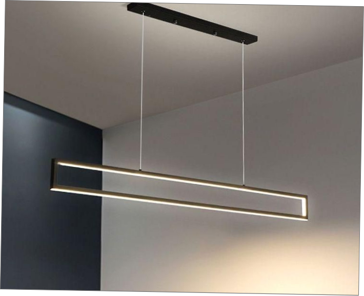 لوستر مدرن خطی مستطیلی کد00338 - خرید بهترین کیفیت و قیمت در فروشگاه فروشگاه روشنایی دلوری