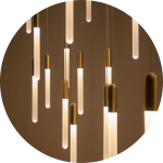 لوستر مدرن سقفی بلند طرح مدادی شیشه ای سایز سی سانتی 15 عددی کد0020 - خرید بهترین کیفیت و قیمت در فروشگاه فروشگاه روشنایی دلوری