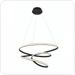 لوستر مدرن تو دلی70سانتی کد00116 - خرید بهترین کیفیت و قیمت در فروشگاه فروشگاه روشنایی دلوری