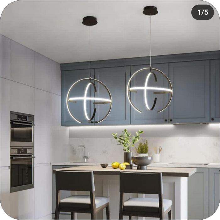 لوستر مدرن سقفی طرح کروی نعل اسبی کد0019 - خرید بهترین کیفیت و قیمت در فروشگاه فروشگاه روشنایی دلوری