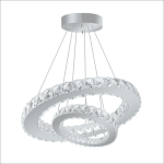 لوستر سقفی طرح کریستالی دو طبقه کد00267 - خرید بهترین کیفیت و قیمت در فروشگاه فروشگاه روشنایی دلوری