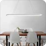 لوستر مدرن طرح بیضی سایز 1.20 سانتی کد00107 - خرید بهترین کیفیت و قیمت در فروشگاه فروشگاه روشنایی دلوری