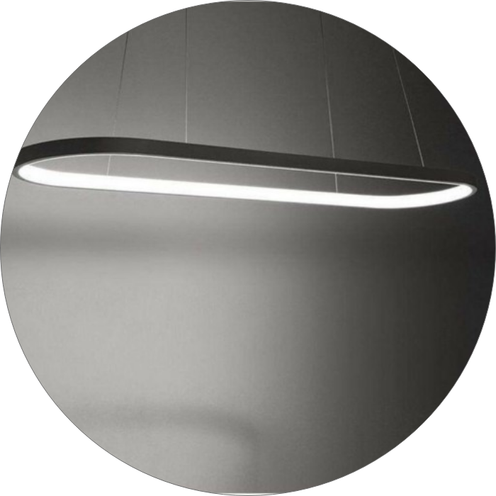 لوستر مدرن طرح بیضی سایز 1.20 سانتی کد00107 - خرید بهترین کیفیت و قیمت در فروشگاه فروشگاه روشنایی دلوری