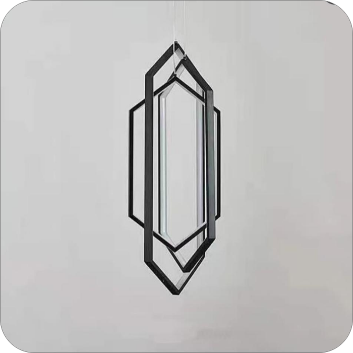 لوستر مدرن سقفی طرح شش ضلعی 0006 - خرید بهترین کیفیت و قیمت در فروشگاه فروشگاه روشنایی دلوری