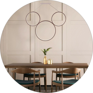 لوستر مدرن سقفی خطی سه حلقه کد0036 - خرید بهترین کیفیت و قیمت در فروشگاه فروشگاه روشنایی دلوری